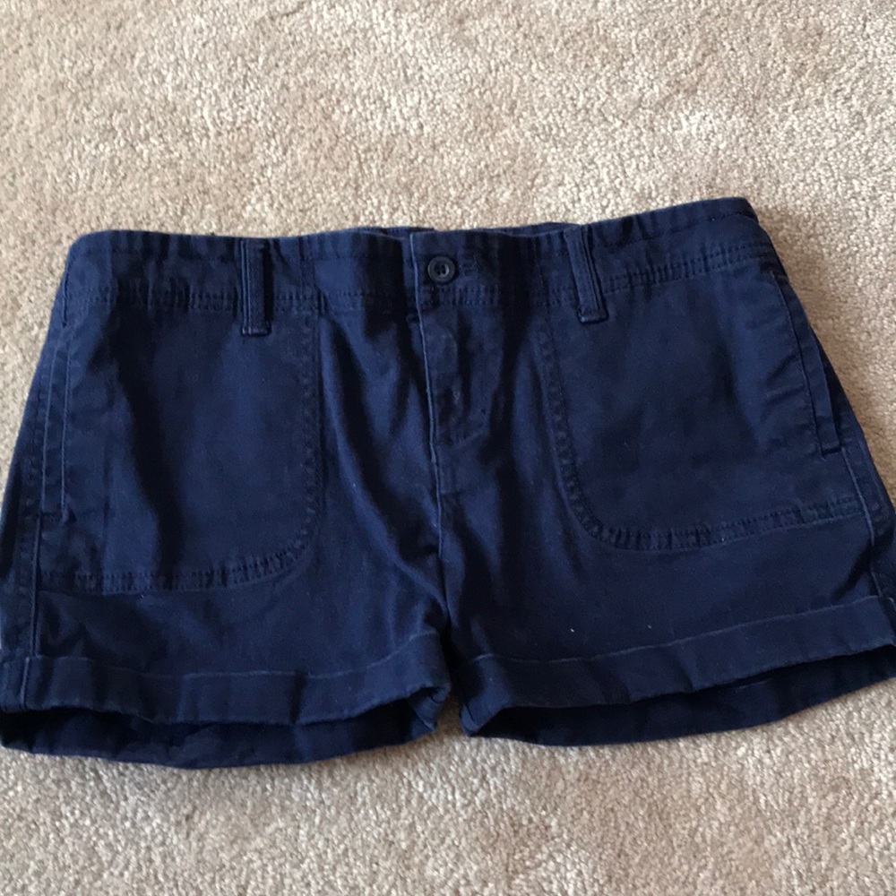 forever 21 dark blue shorts